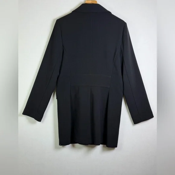 Early Cabi Women’s Made in USA Black Gold Button Blazer Quiet Luxury Y2K Sz 12 - Picture 7 of 11